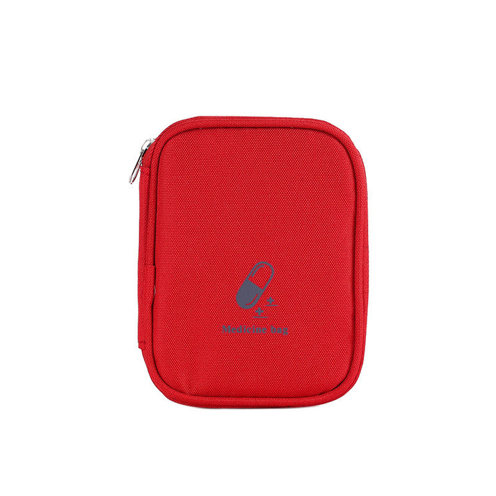 Portable Medicine Bag - Compact Travel First Aid Organiser for travelling