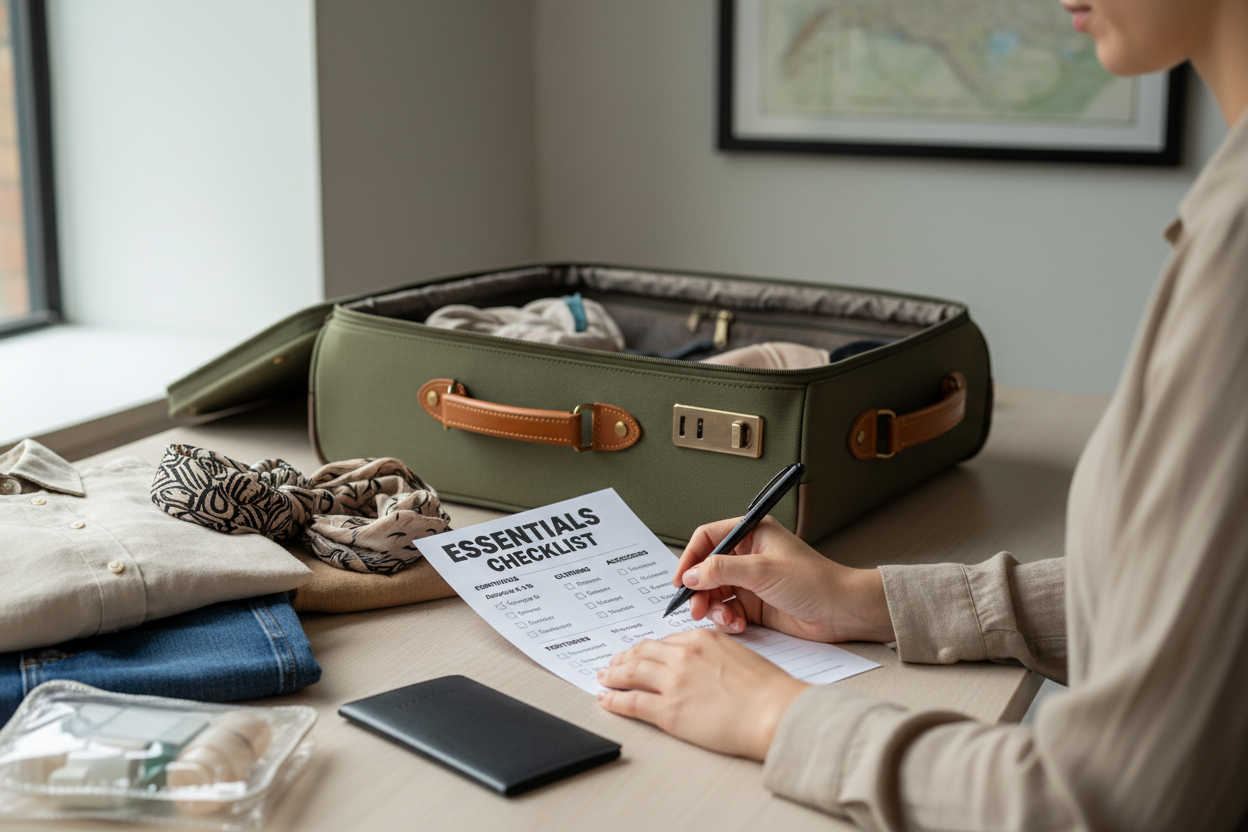 City break packing checklist