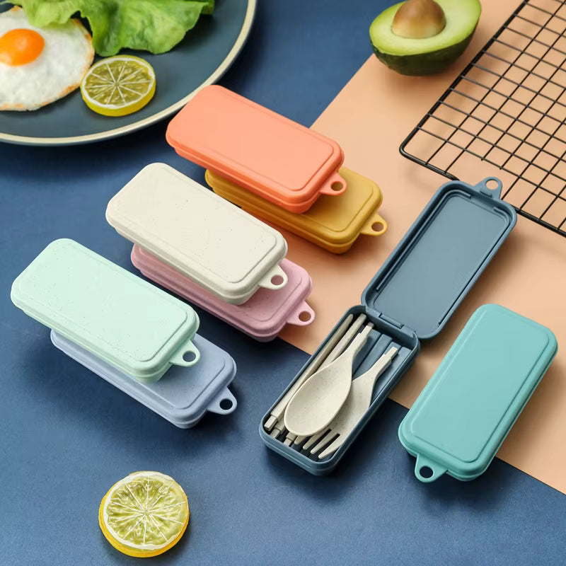Foldable Travel Cutlery Set with Case – Eco-Friendly & Portable | Tribe Feel  Travel Essentials