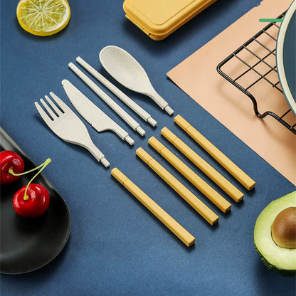 Foldable Travel Cutlery Set with Case – Eco-Friendly & Portable | Tribe Feel  Travel Essentials