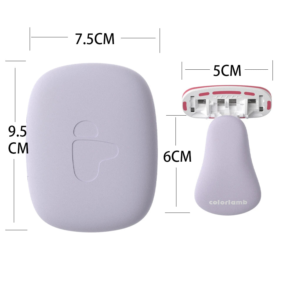 Travel Razor for Women with Case – Compact Women Travel Razor in Multiple Colours  Travel Essentials
