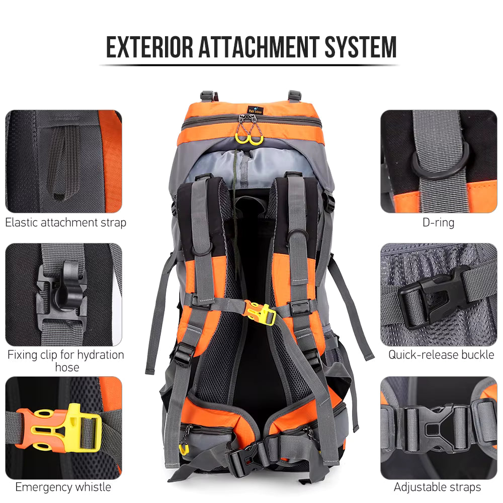 60L Backpack – Travel & Hiking Rucksack for Gap Year Adventures  Travel Backpacks and Travel Bags