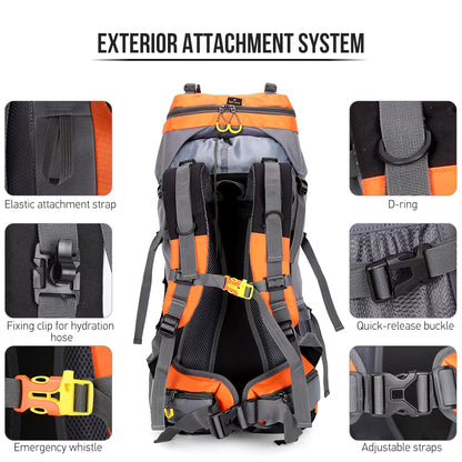 60L Backpack – Travel & Hiking Rucksack for Gap Year Adventures  Travel Backpacks and Travel Bags