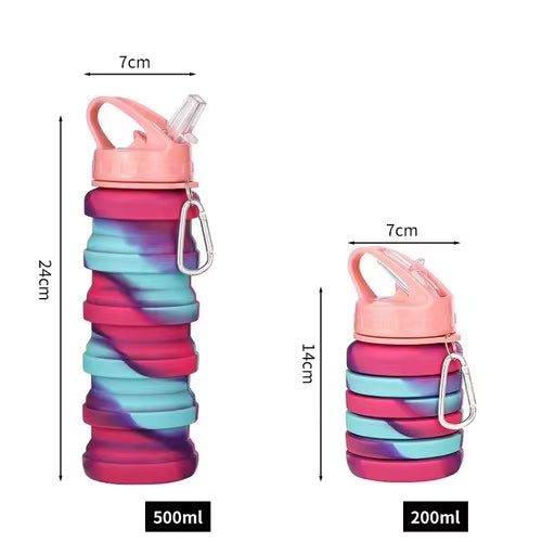 Collapsible Water Bottle - Lightweight, Travel-Friendly Water Bottle  Travel Essentials