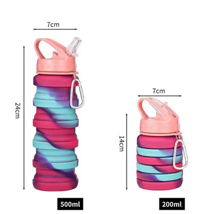 Collapsible Water Bottle - Lightweight, Travel-Friendly Water Bottle  Travel Essentials