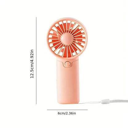 Handheld Mini USB Portable Fan – Compact & Rechargeable for Travel | Tribe Feel  Travel Gadgets