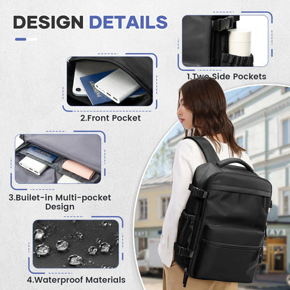 Vacuum Compression Backpack with Pump - Ryanair Cabin Bag  Travel Bags