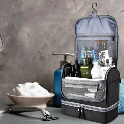 Hanging Toiletry Bag with Wet Compartment | Tribe Feel  Travel Organisers