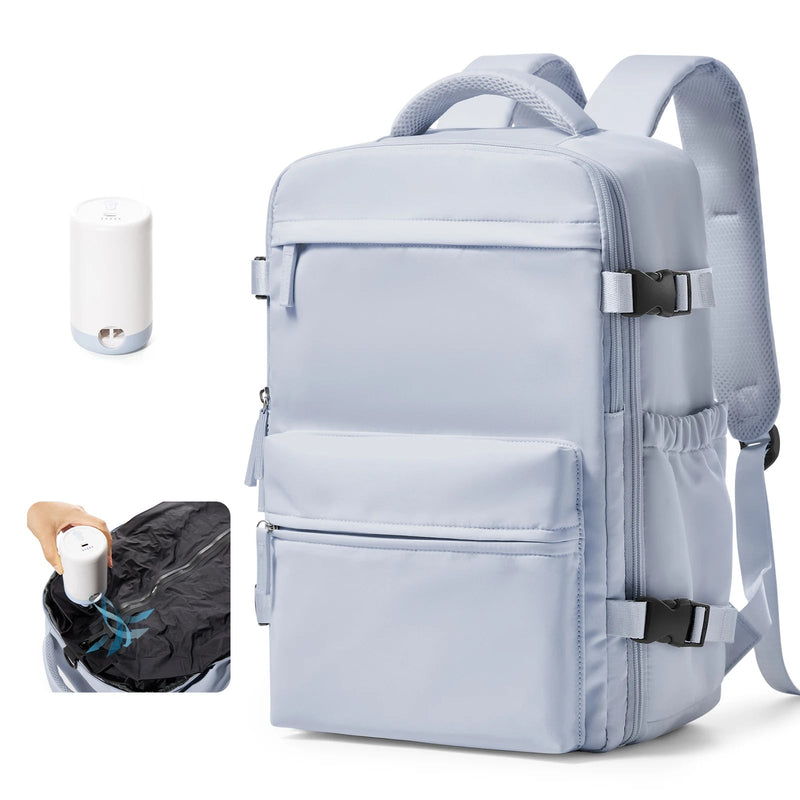 Vacuum Compression Backpack with Pump - Ryanair Cabin Bag  Travel Bags