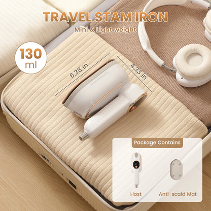 Travel Steam Iron | Portable Mini Steam Iron for Holidays & Travel  Travel Gadgets