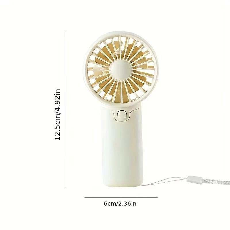 Handheld Mini USB Portable Fan – Compact & Rechargeable for Travel | Tribe Feel  Travel Gadgets