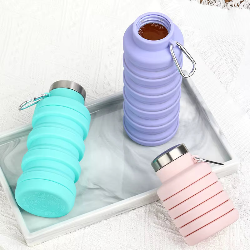 Collapsible Water Bottle - Lightweight, Travel-Friendly Water Bottle  Travel Essentials