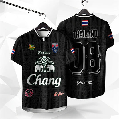 Thailand Chang Sport Football T-Shirt | Travel Souvenir Tee | Tribe Feel  Travel Clothes