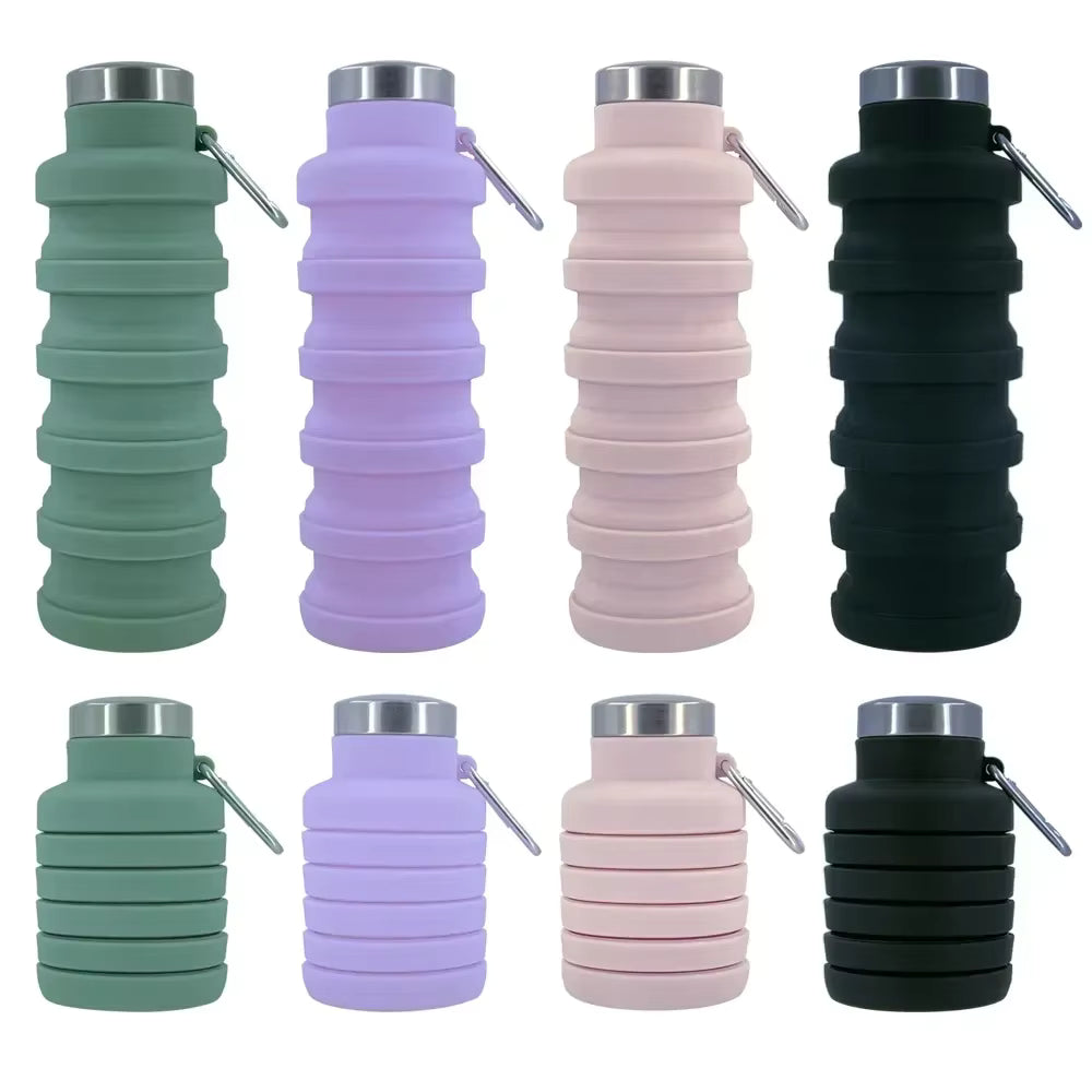 Collapsible Water Bottle - Lightweight, Travel-Friendly Water Bottle  Travel Essentials