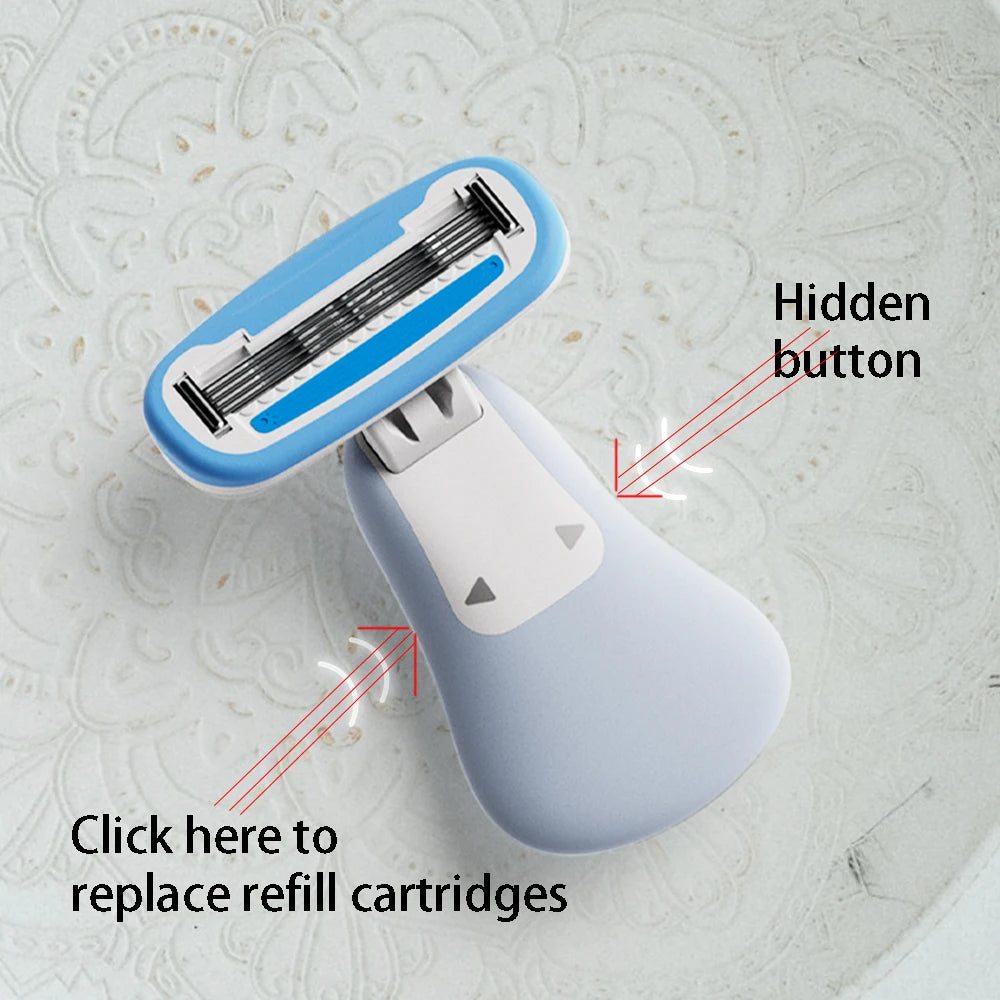 Travel Razor for Women with Case – Compact Women Travel Razor in Multiple Colours  Travel Essentials