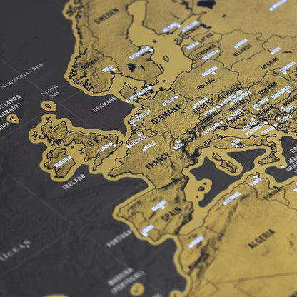 Scratch World Map – Interactive Travel Tracker & Perfect Travel Gift  Travel Gadgets