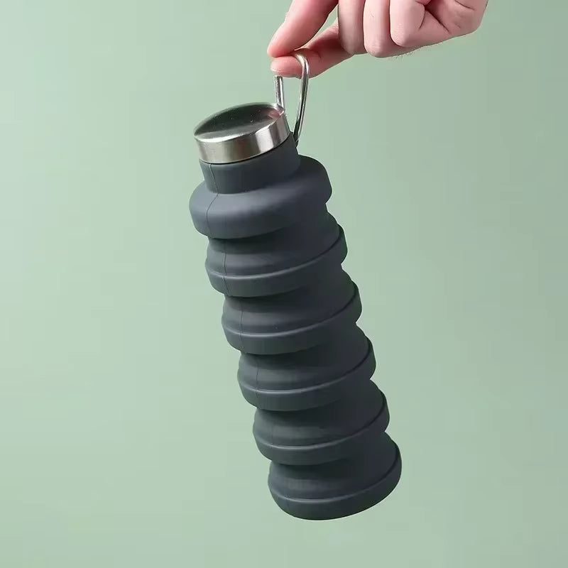 Collapsible Water Bottle - Lightweight, Travel-Friendly Water Bottle  Travel Essentials