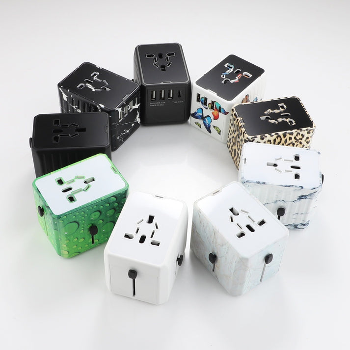 Universal Travel Adapter – Worldwide Multi-Plug with USB-C for Backpackers