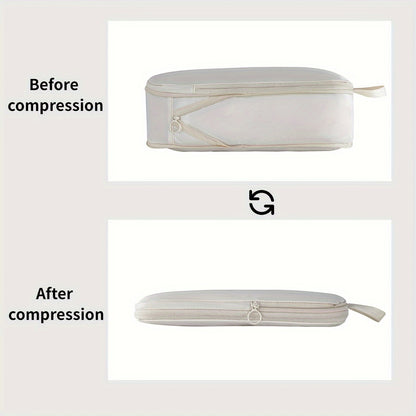 8 Pieces Travel Organisers - Waterproof Packing cubes for your carry-on or suitcase  Travel Organisers