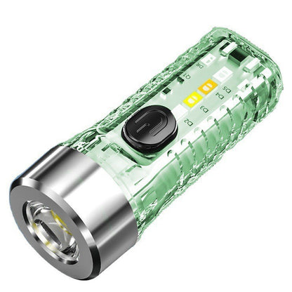 Keychain Portable Torch with USB-C Charging | Compact & Rechargeable Flashlight – Travel Accessories