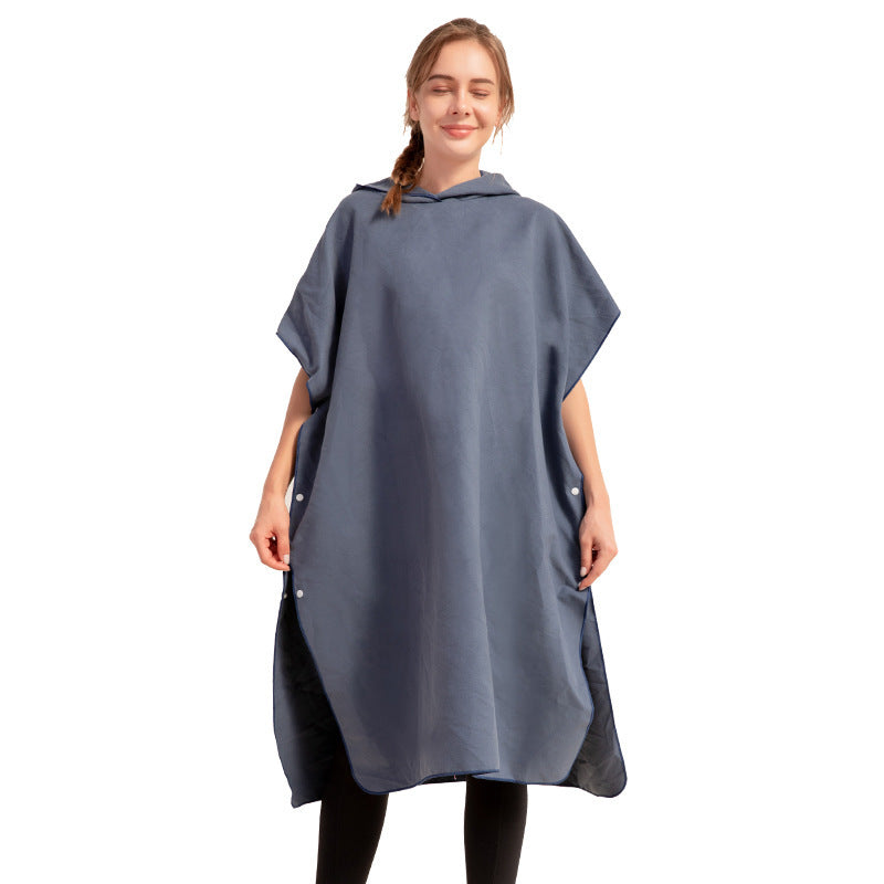 Quick-Dry Microfiber Changing Bathrobe & Beach Towel - Tribe Feel Beach essentials