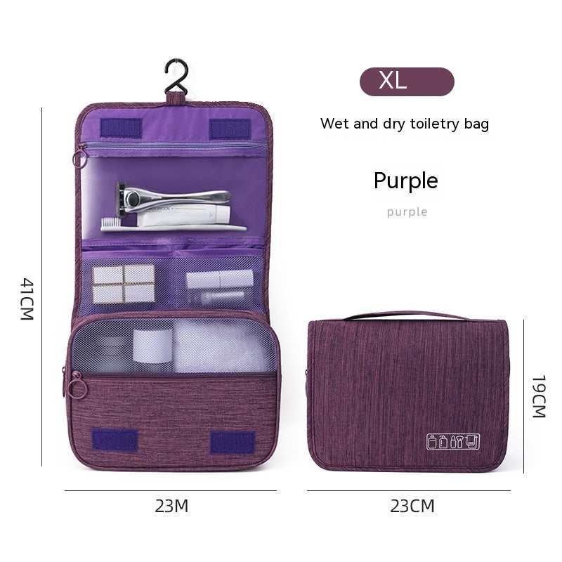 Travel Toiletry Bag with Compartments & Hanger | Portable Organizing Case – Travel Accessories Travel Organiser - Tribe Feel