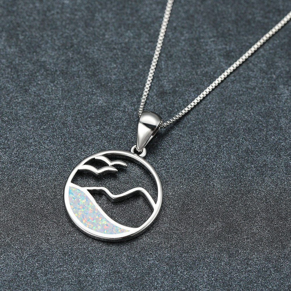 Sea Wave Necklace – Travel-Inspired Jewellery for Ocean Lovers | Beach Jewellery & Unique Travel Gift