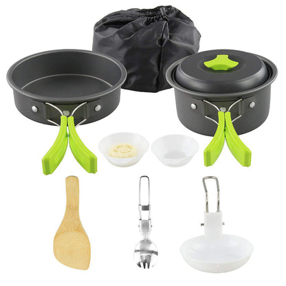 Portable Camping Cooking Set – Lightweight Cookware for Outdoor Adventure – Travel Accessories - Tribe Feel