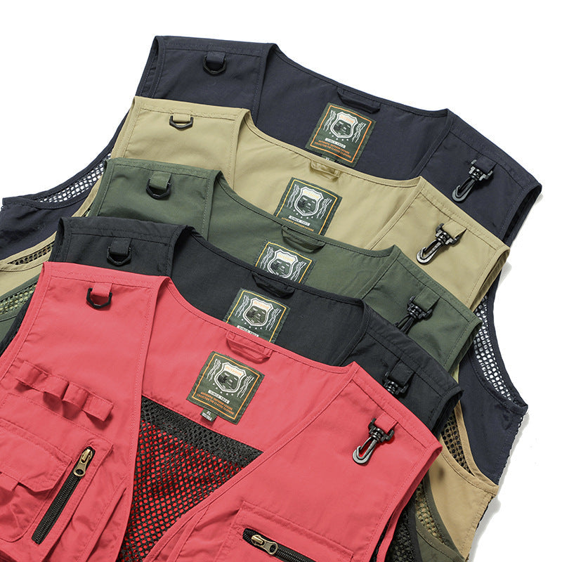 Tactical Vest for Men – Fishing, Camping & Outdoor Utility Vest (Black & More) | Tribe Feel  Travel Clothes