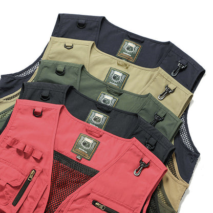 Tactical Vest for Men – Fishing, Camping & Outdoor Utility Vest (Black & More) | Tribe Feel  Travel Clothes