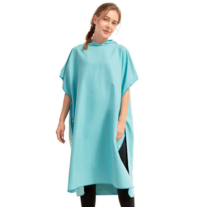 Quick-Dry Microfiber Changing Bathrobe – Lightweight & Ultra-Absorbent Beach Towel - Tribe Feel
