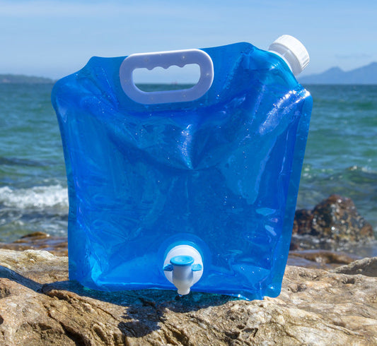 Foldable Water Bags with Optional Faucet – Portable Camping Water Containers in Multiple Sizes  Travel Gadgets