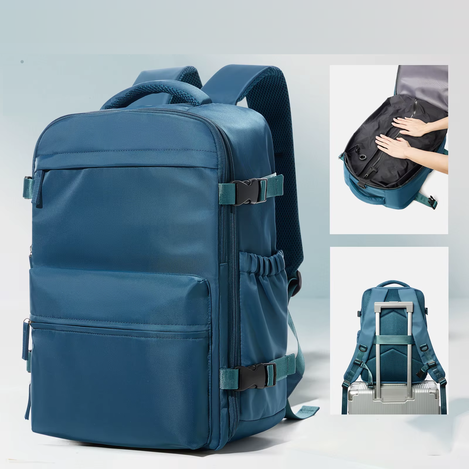 Tribe Feel 40x30x20 Vacuum Compression Cabin Backpack for Ryanair  Travel Bags