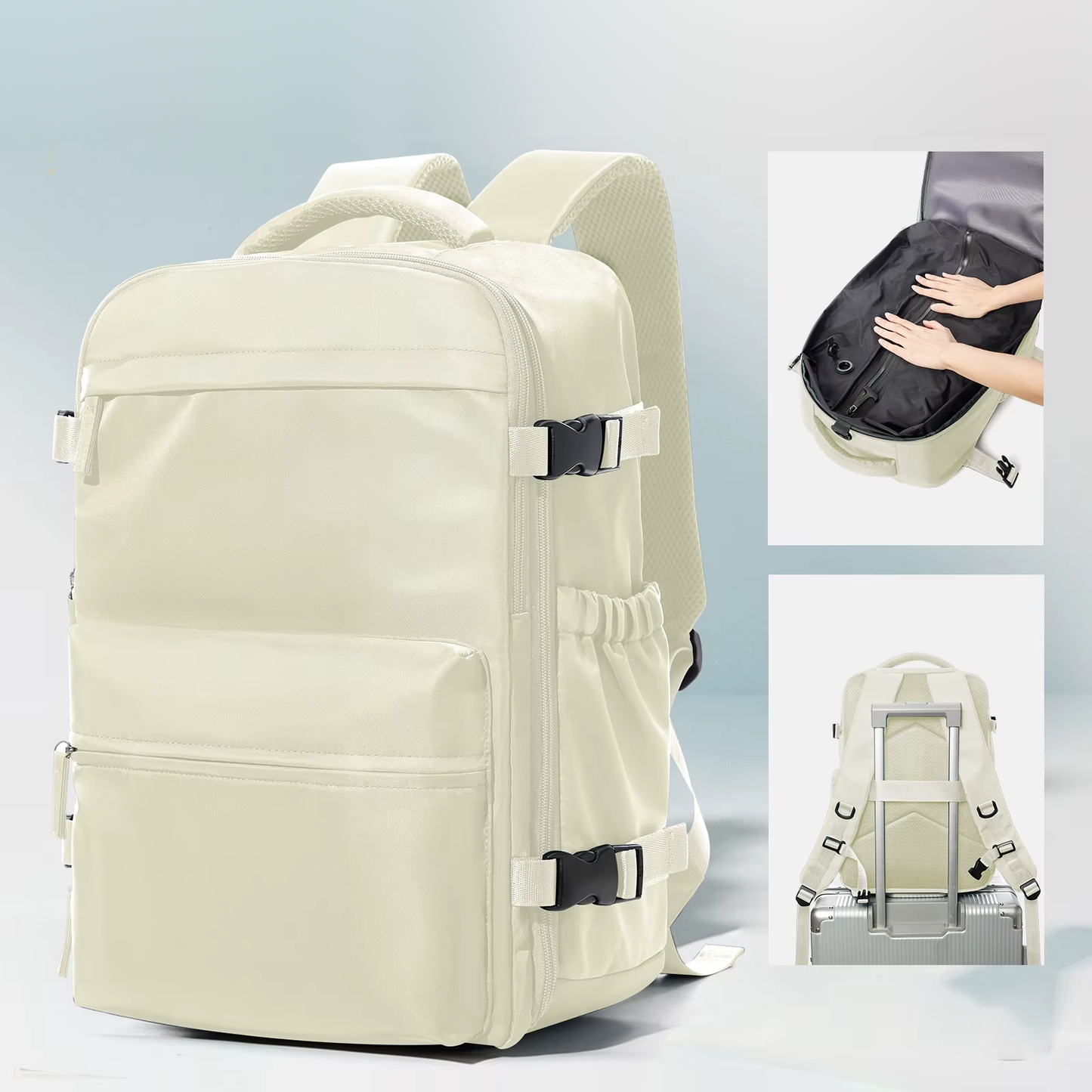Tribe Feel 40x30x20 Vacuum Compression Cabin Backpack for Ryanair  Travel Bags