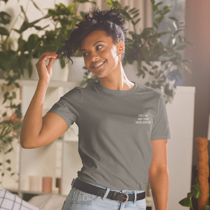 Street Food, Sandy Beaches Embroidered T-shirt Unisex -  Travel clothing