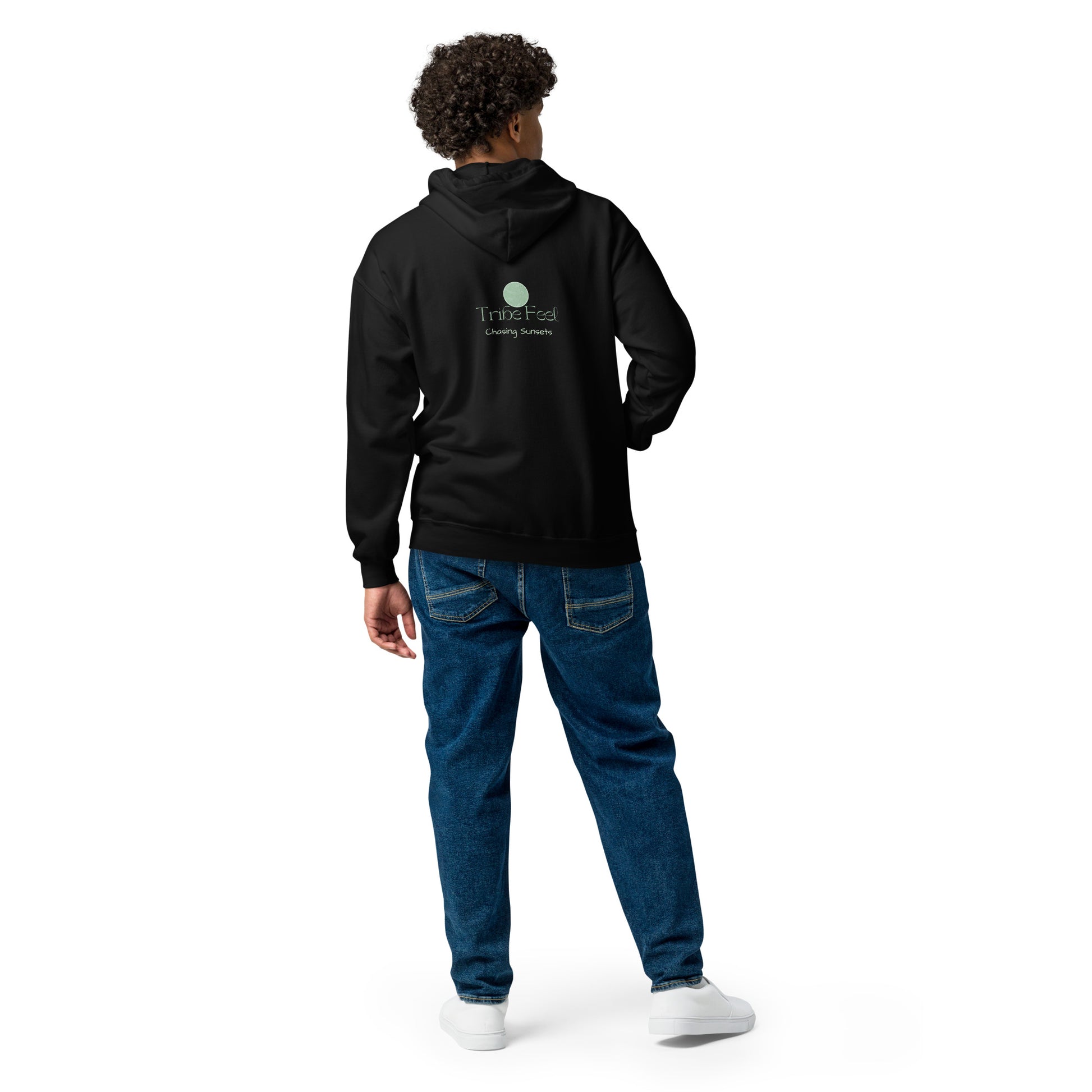 Unisex Chasing Sunsets Zip Hoodie - Tribe Feel