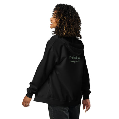 Unisex Chasing Sunsets Zip Hoodie - Tribe Feel