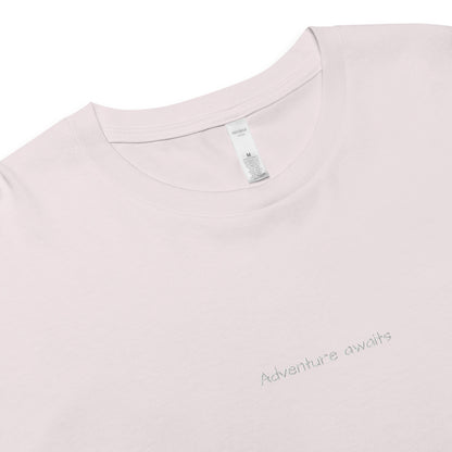 Adventure Awaits - Women's crop top for travel lovers -  Travel Clothing