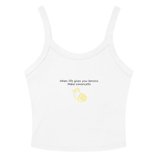 Women’s Lemons Tank Top - When life gives you lemons make Limoncello 